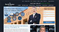Desktop Screenshot of davidhunterlawfirm.com
