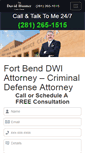 Mobile Screenshot of davidhunterlawfirm.com